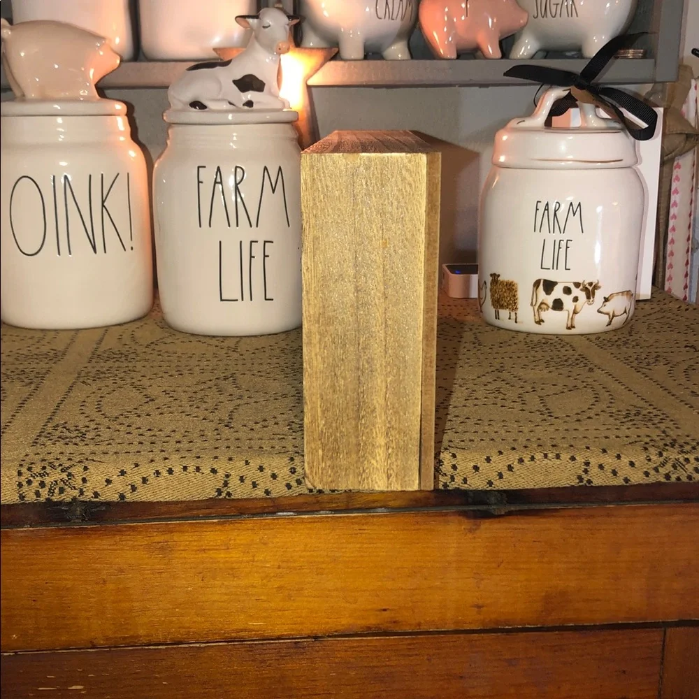 Rae Dunn LET’S EAT Wood Sign